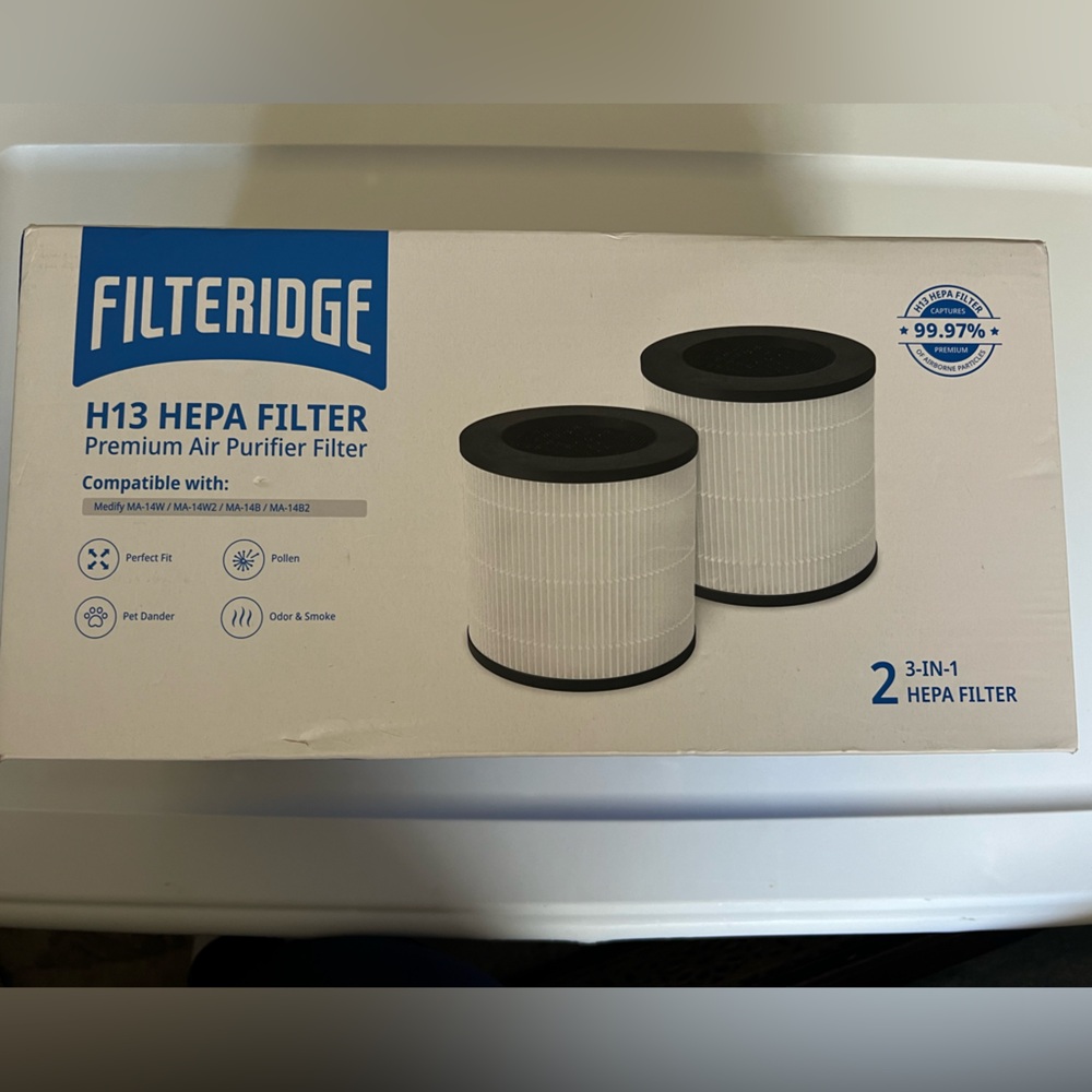 Filtering H13 Hepa Filter Premium Air Purifier Filter 2 3-in-1
